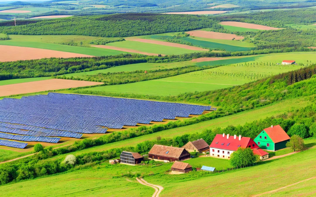 Construction of Photovoltaic Power Plants for Landscape Sustainability